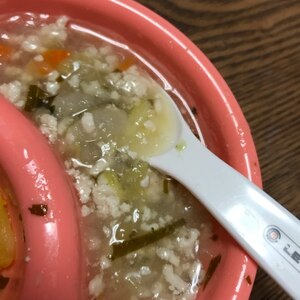 鶏そぼろあんかけ丼【離乳食、幼児食に】